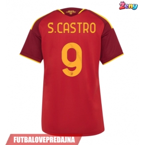 Lacne Ženy Futbalové dres AS Roma Santiago Castro #9 2026-27 Krátky Rukáv - Domáci